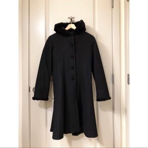 British Vogue vintage wool dress coat
